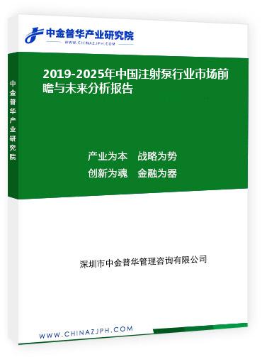 2019-2025年中國注射泵行業市場前瞻與未來分析報告