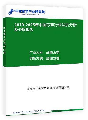2019-2025年中國蘇意行業深度分析及分析報告