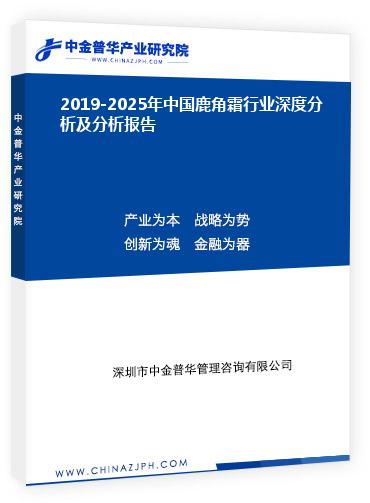 2019-2025年中國鹿角霜行業深度分析及分析報告