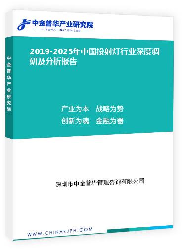 2019-2025年中國(guó)投射燈行業(yè)深度調(diào)研及分析報(bào)告