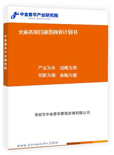 火麻茶項目融資商業計劃書
